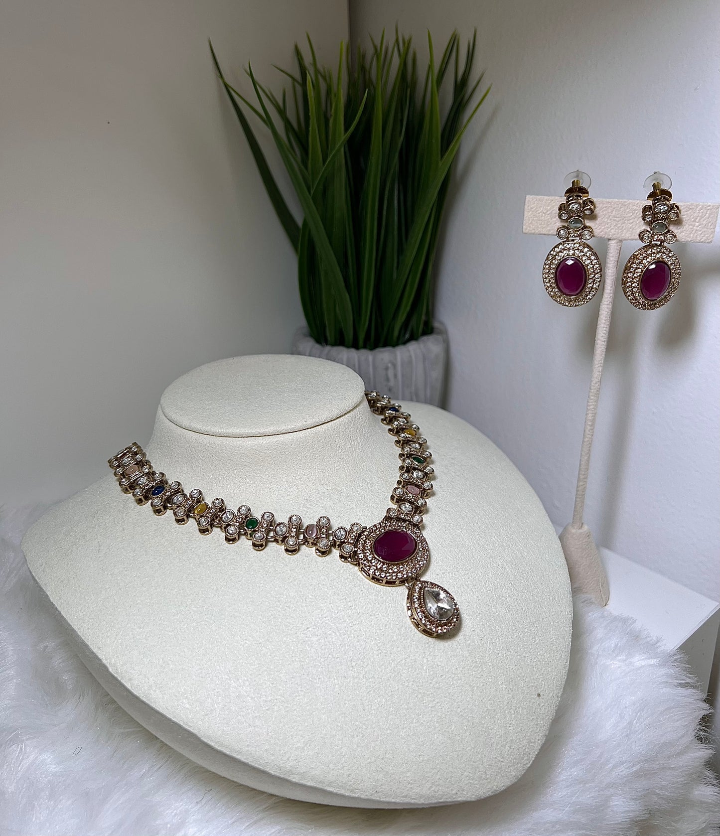 Necklace and Earrings Set